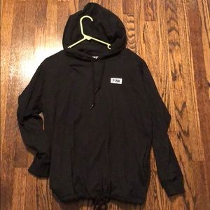 Hooded long sleeve tunic